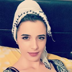 Portrait of young woman