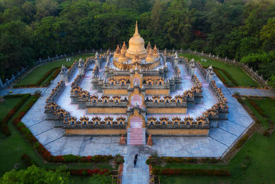 View of temple building