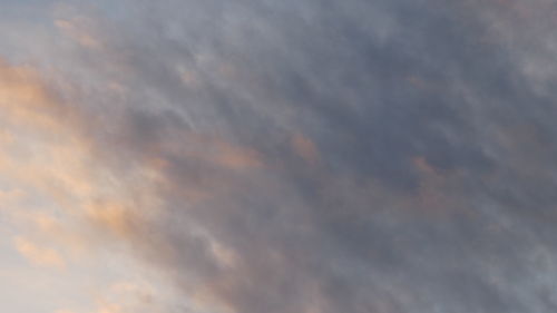 Low angle view of clouds in sky