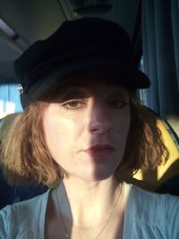 Portrait of beautiful young woman