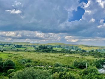 Scenic view of landscape against sky