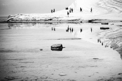 People on beach