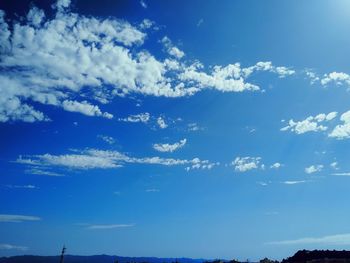Low angle view of clouds in sky