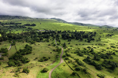 Scenic view of landscape against sky