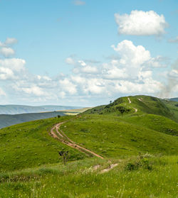 Scenic view of landscape against sky