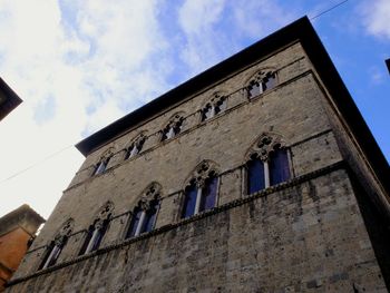 Low angle view of building against sky