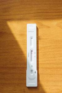 Negative test result by using rapid test device for viral covid-19