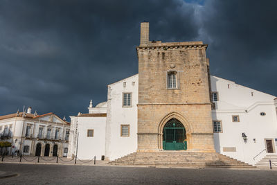 Historic building against sky in city