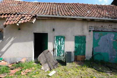 Exterior of old building