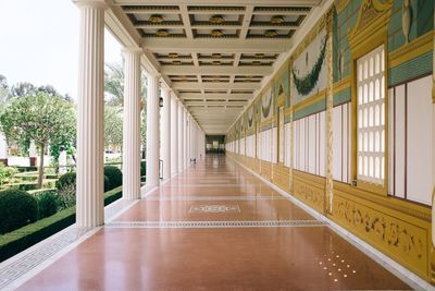 Corridor of building