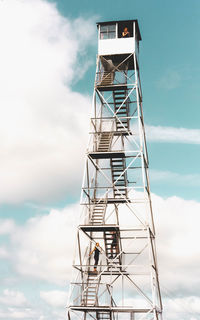 Low angle view of built structure against sky