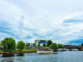 River with buildings in background