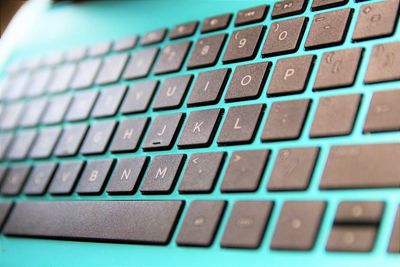 Full frame shot of computer keyboard