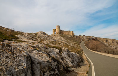 Old ruins against sky