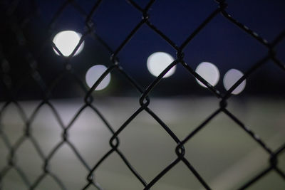 Close-up of chainlink fence