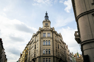 Low angle view of building against sky