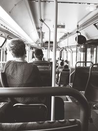 People sitting in bus