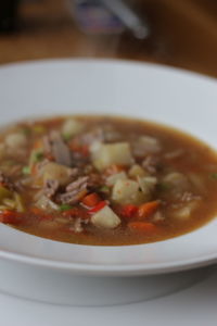 Close-up of food in plate