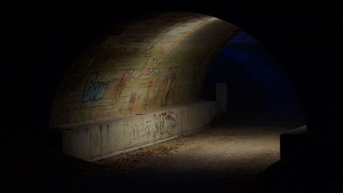 Corridor of historic building