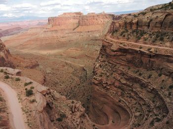 Rock formations at canyonlands national park