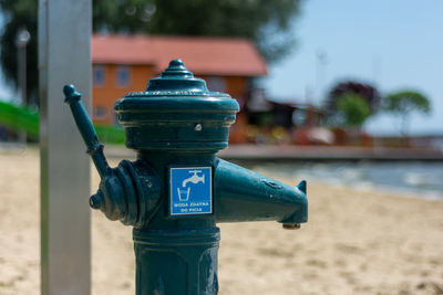 Close-up of fire hydrant