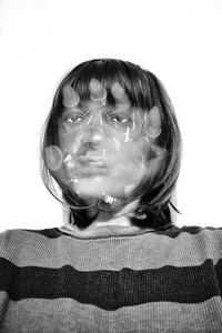 Close-up portrait of a mid adult woman