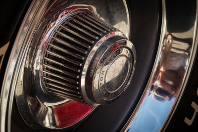 Close-up of vintage car