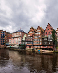 Beautiful panoarma of der stint in lüneburg