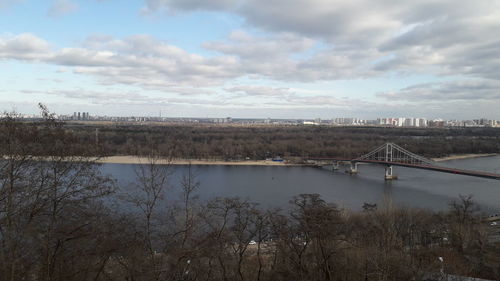 Scenic view of river against sky