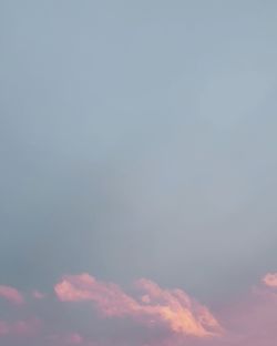Low angle view of clouds in sky