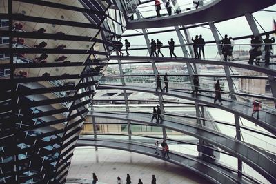 People in city