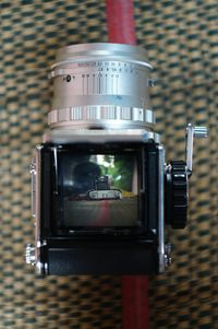 Close-up of camera