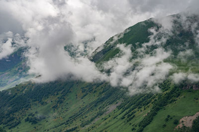 Scenic view of mountain against sky