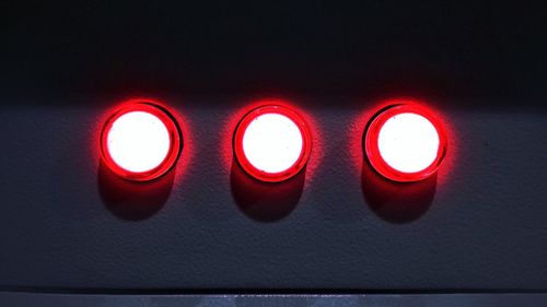 Close-up of red balloon