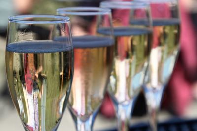 Close-up of wine glass