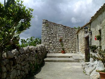 Facade of old building