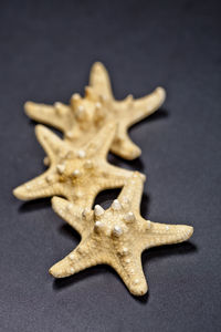 Close-up of christmas decorations on table