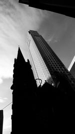 Low angle view of building against sky