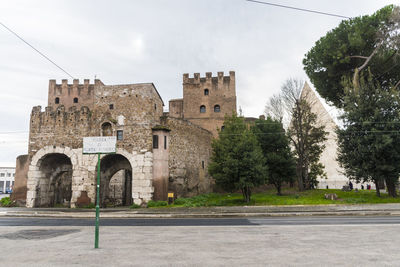 View of historic building against sky