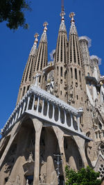 Low angle view of historical building against sky