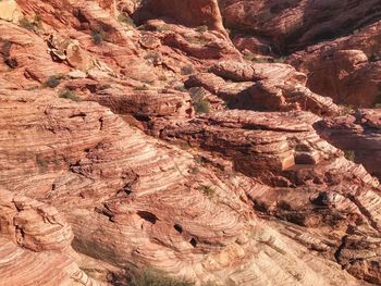 Full frame shot of rock formation