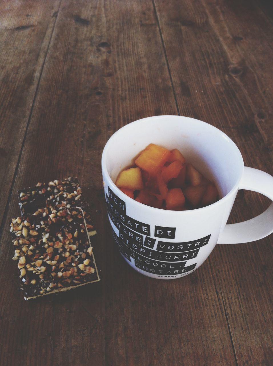 food and drink, food, freshness, table, still life, indoors, ready-to-eat, healthy eating, high angle view, indulgence, plate, wood - material, slice, serving size, no people, sweet food, close-up, meal, directly above