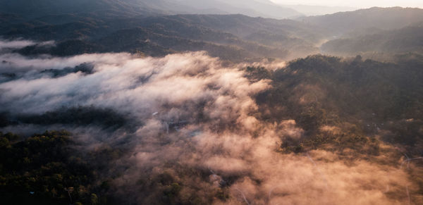 Scenic view of mountains