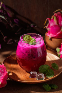 Close-up of fruit on table