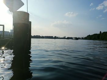 Reflection of clouds in water