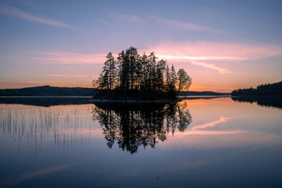 Sunrise at an island in western sweden