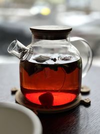 Close-up of drink on table