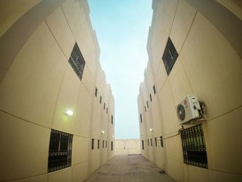 Low angle view of building against sky