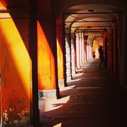 Corridor of building