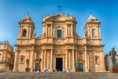 Low angle view of historical building